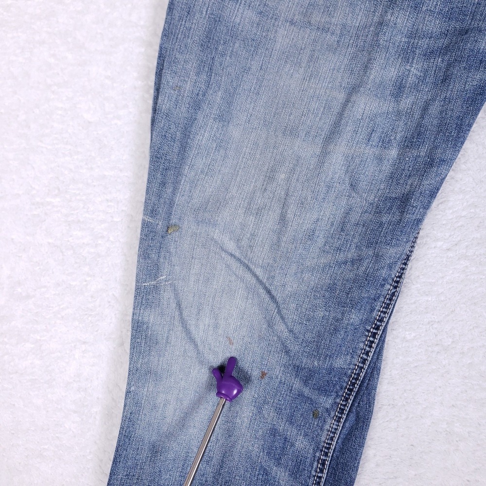 Rock & Roll Denim 36x30 Double Barrel Straight Jeans Blue Relaxed Western Cowboy - Picture 6 of 16
